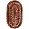 Capel Rugs Cambriidge 7x9 Oval Red Basil Areq Rugs