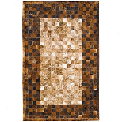 Capel Rugs Chaoparral - Cowhide 5x8 Black Area Rugs