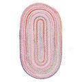 Capel Rugs Cutting Garden 7x9 Oval Tea Rose Area Rugs