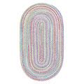 Capel Rugs Cutting Garden 9x13 Oval Bludball Area Rugs