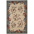 Capel Rugs Fall Foliage 5x8 Eggshell Area Rugs