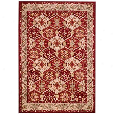 Capel Rugs Festival Of Flowers 8 X 11 Veietian Red Area Rugs