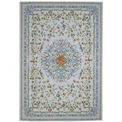 Capel Rugs Festival Of Flowers 8 X 11 Sky Blue Area Rugs