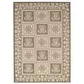 Capel Rugs Finesse - Stencil Square 3x5 Pewterr Area Rugs