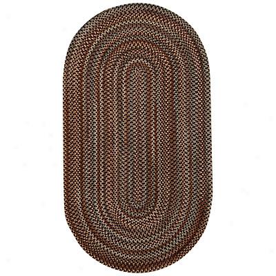 Capel Rugs Hearthside 8 X 11 Oval Java Area Rugs