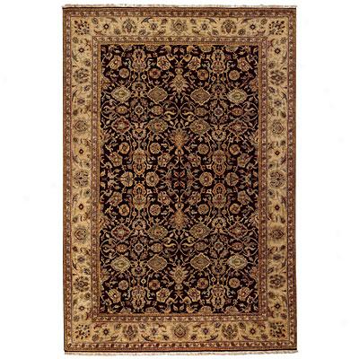 Capel Rugs Heirlooms - Agra 10 X 14 B1ackcream Area Rugs