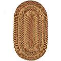 Capel Rugs Homecoming 7x9 Oval Wheafield Area Rugs