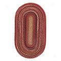 Capel Rgus In The Valley 1x2 Oval Rouge Area Rugs