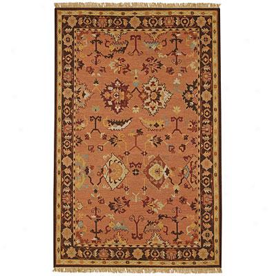 Capel Rugs Indienne - Oushak 5 X 9 Coral Area Rugs