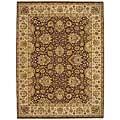 Capel Rugs Lodi Garden - Mahal 4x6 Chocolatecreme Area Rugs