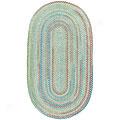 Capel Rugs Medley 8x11 Oval Surfspray Area Rugs