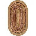 Capel Rugs Monticello 1x2 Oval Pecan Area Rugs