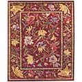 Capel Rugs Panama Orchids 9x11 Crimsonred Area Rugs