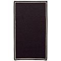 Capel Rugs Pinstripe 11x14 Oval Softt Black Area Rugs