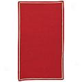 Capel Rugs Piinstripe 8x8 Square True Red Area Rugs