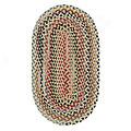 Capel Rugs Plymouth 5x8 Oval Light Gold Area Rugs