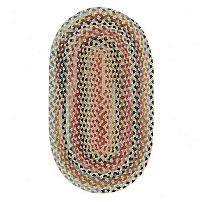 Capel Rugs Plymouth 9 X 13 Oval Light Gold Area Rugs