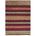 Capel Rugs Red Diamond 5x8 Redblack Area Rugs