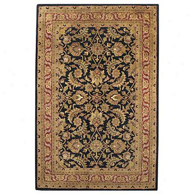 Capel Rugs Regal - Keshan 7 X9 Black Area Rugs