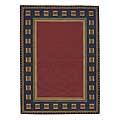 Capel Rugs Riverwood 7x9 Red Yard Rugs