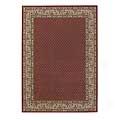 Capel Rugs Satin - Mir 6x8 Redcream Area Rugs