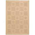 Capel Ruggs Seabreeze - Blocks 3x4 Wheat Area Rugs