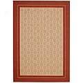 Capel Rugs Seabreeze - Tiles 8x10 Washedbrick Area Rugs