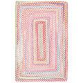 Capel Rugs Shadowbox Juliette 7x9 Tea Rose Area Rugs