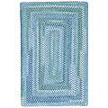 Capel Rugs Shadowbox Juliette 2x4 Deep Blue Area Rugs