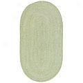 Capel Rugs Spring Bouquet 2x4 Oval Fern Area Rugs