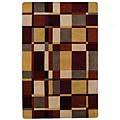 Capel Rugs Tempo 8x11 Crimsongold Area Rugs