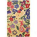 Capel Rugs Tropicale 7x9 Flowers Area Rugs