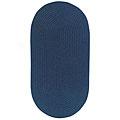 Capel Rugs Woodrun 1x2 Oval Navy Area Rugs