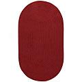 Capel Rugs Woodfun 7x9 Oval Brick Area Rugs