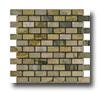 Caribe Stone India Tumbled Slate Brick Mosaic Autumn Tile & Stone