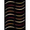 Carpet Art Deco Infinity 4 X 5 New Wave/khol Area Rugs