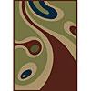 Carpet Art eDco Life 5 X 8 Flow/beige-red Area Rugs