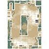 Carpet Art Deco Primavera 4 X 5 Mysterio/eucalyptus Area Rugs