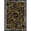 Carpet Art Deco Serenity 8 X 10 Jungle/khol-zen Area Rugs