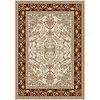 Carpet Art Deco Signature 8 X 10 Haji/wine Area Rugs