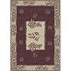 Carpet Art Deco Soft 8 X 10 Pine/purper Superficial contents Rugs