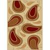 Carpet Practical knowledge Deco Soul 2 X 3 Drops/beige-redd Area Rugs