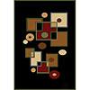 Carpet Art Deco Sunset 2 X 3 Retro/khol Area Rugs