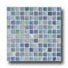 Casa Italia Metallica Satin Mix Mosaic Blu Tile & Grave~