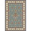 Central Oriental Drake 8 X 11 Drake Blue Area Rugs