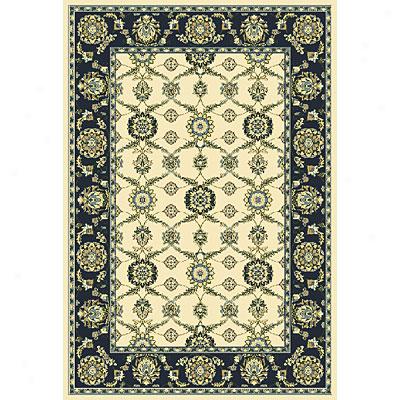 Central Oriental Inspirations - Noble 7 X 11 Noble Ivory Region Rugs