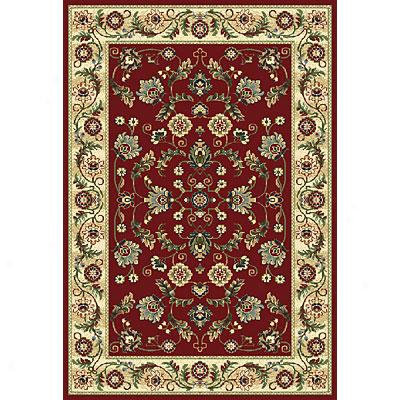 Central Eastern Inspirations - Cambridge 5 X 8 Cambridge Red Area Rugs