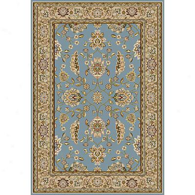 Central Oriental Legends - Bhuyan 2 X 8 Legends Bhutan Blue Area Rugs