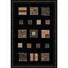 Central Oriental Quilt 5 X 8 Quilt Blackbeige Area Rugs