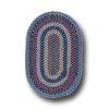 Colonial Mills, Inc. Boston Common 8 X 11 Oval Winter Blues Area Rugs